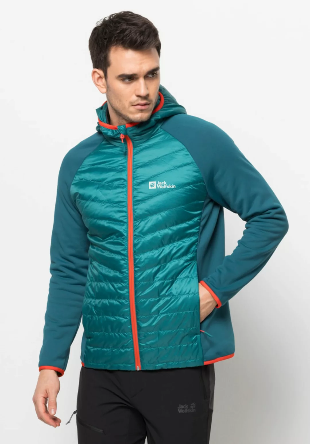 Jack Wolfskin Hybridjacke "ROUTEBURN PRO HYBRID M", mit Kapuze günstig online kaufen