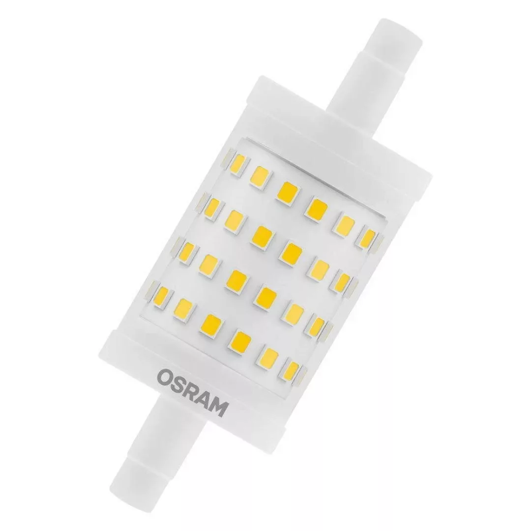 Osram LED Lampe ersetzt 75W R7S Röhre - R7S-78 in Weiß 9,5W 1055lm 2700K di günstig online kaufen