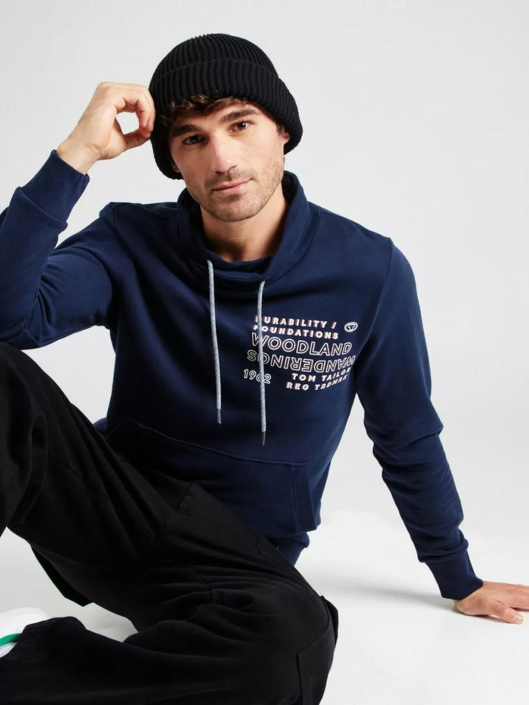 TOM TAILOR Sweatshirt Sweatshirt mit Textprint günstig online kaufen