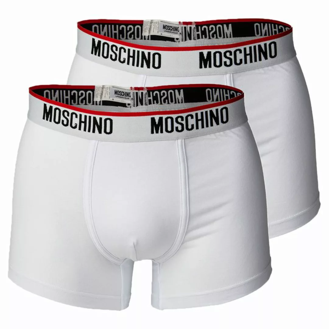 MOSCHINO Herren Shorts 2er Pack - Pants, Unterhose, Cotton Stretch, uni günstig online kaufen