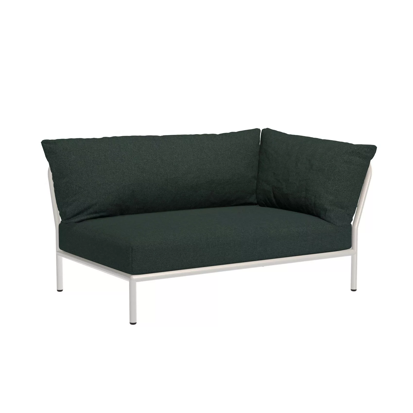 LEVEL2 Outdoor Sofa Lounge-Modul 2 Alpine Weiß Rechts günstig online kaufen