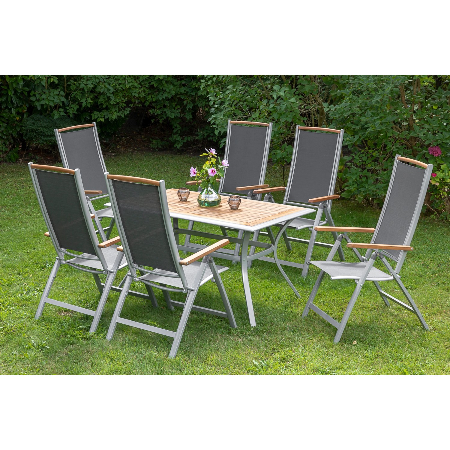 Merxx Siena Set 7-tlg. Gartentisch 140 x 80 cm günstig online kaufen