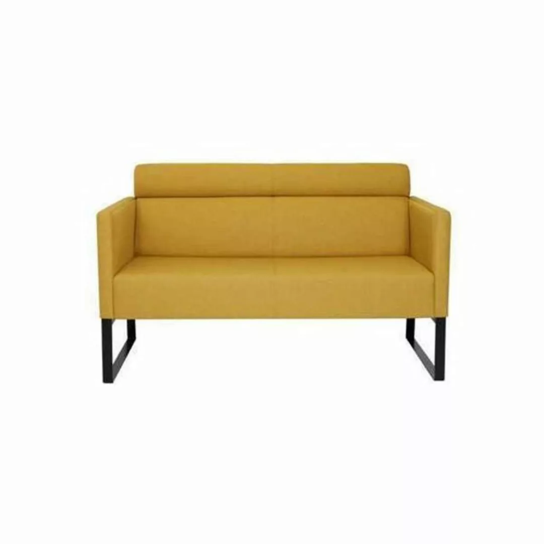 JVmoebel 2-Sitzer Gelbes Wohnzimmer Sofa Designer 2-Sitzer Couch Polster Le günstig online kaufen