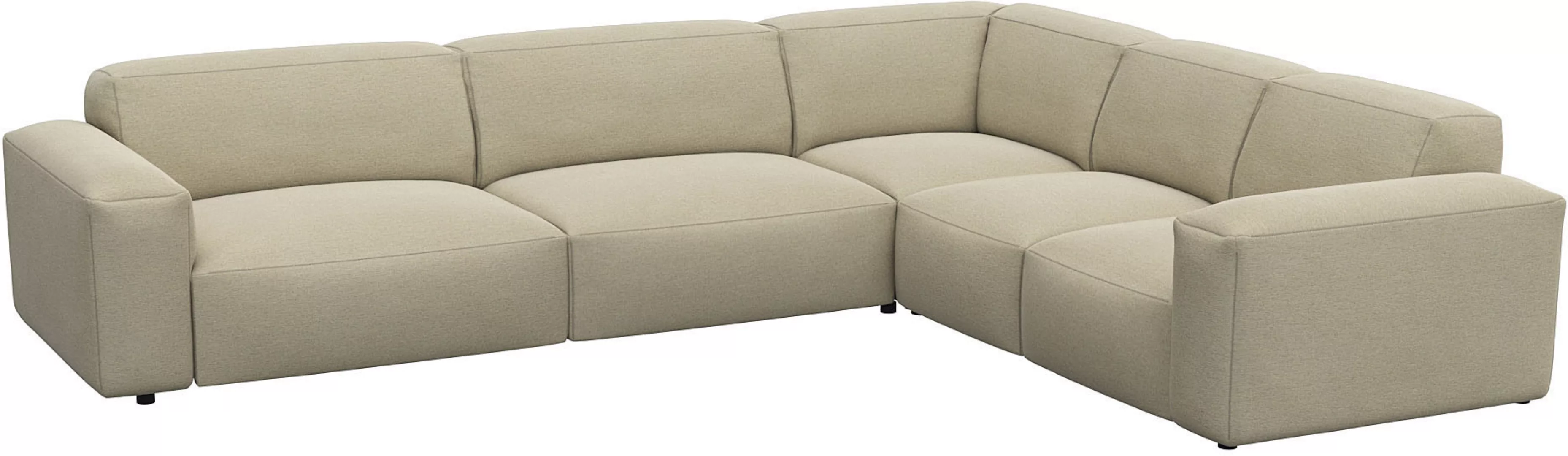 FLEXLUX Ecksofa »Lucera, super bequem durch hochwertigen Sitzaufbau mit Kal günstig online kaufen