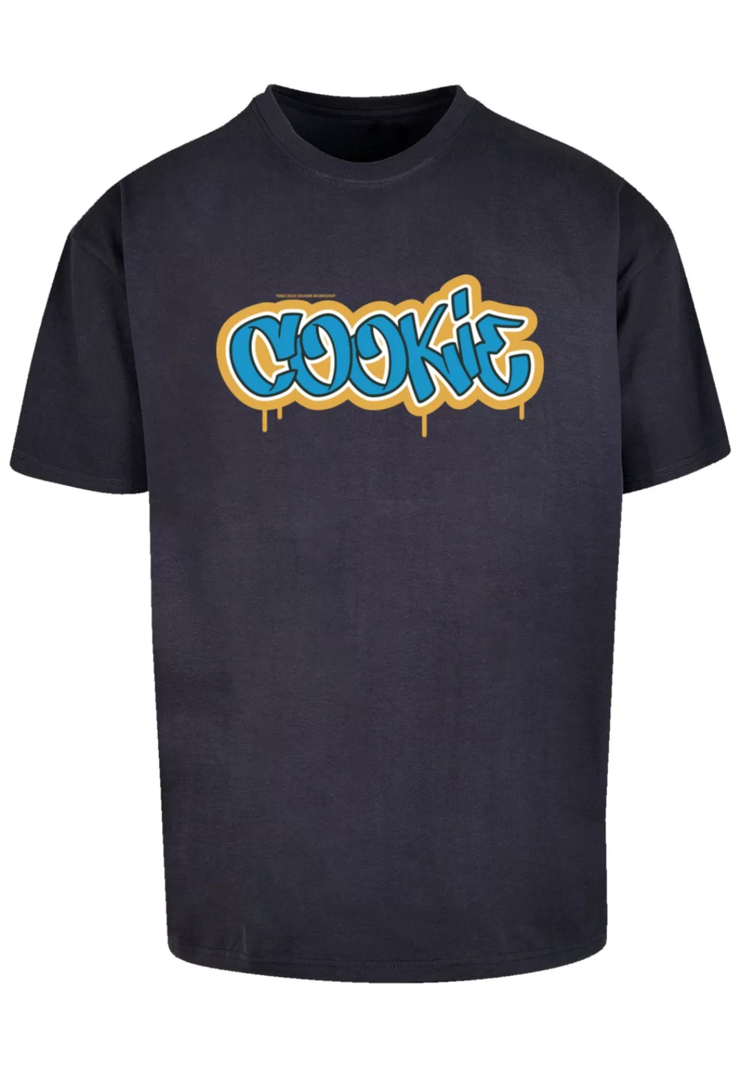 F4NT4STIC T-Shirt "Sesamstraße Cookie Graffiti Tag", Premium Qualität günstig online kaufen