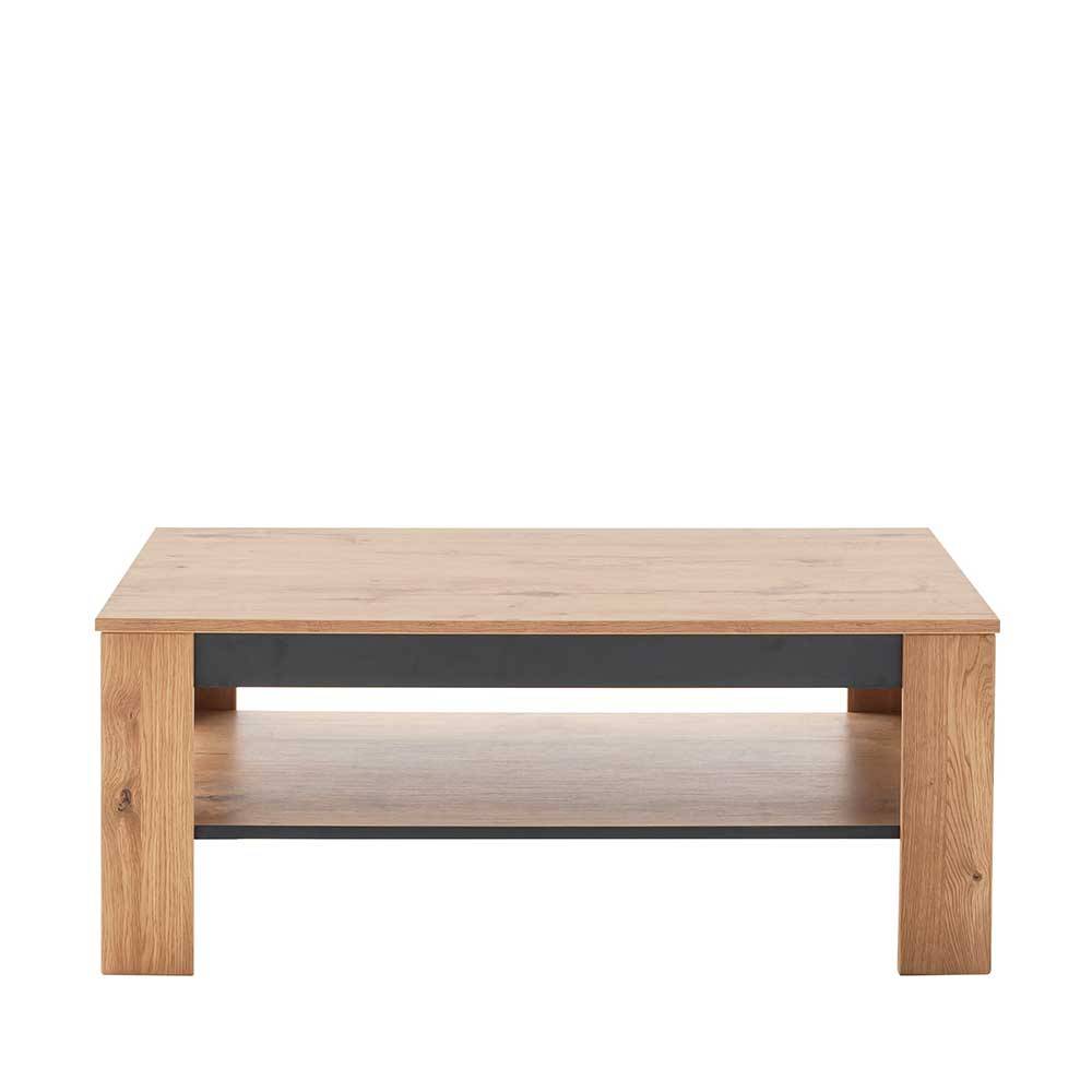 Sofa Tisch in modernem Design Wildeichefarben günstig online kaufen
