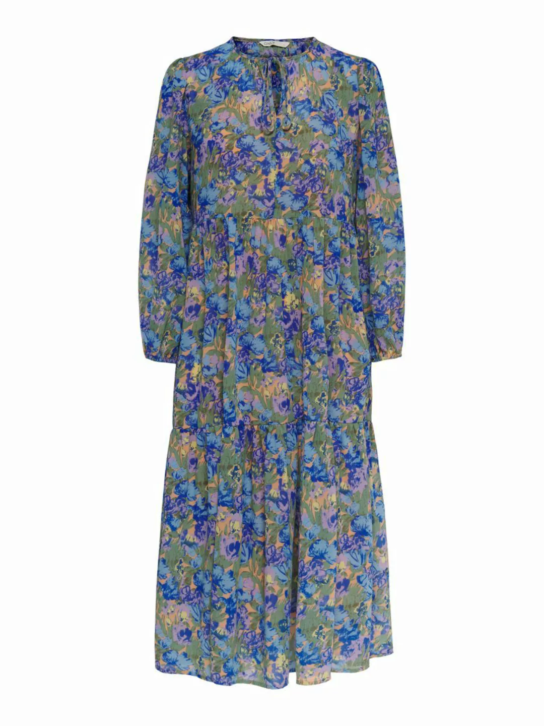 ONLY Onlstar Ls Wide Sleeve Maxi Dress Wvn Maxikleid Damen Beige günstig online kaufen