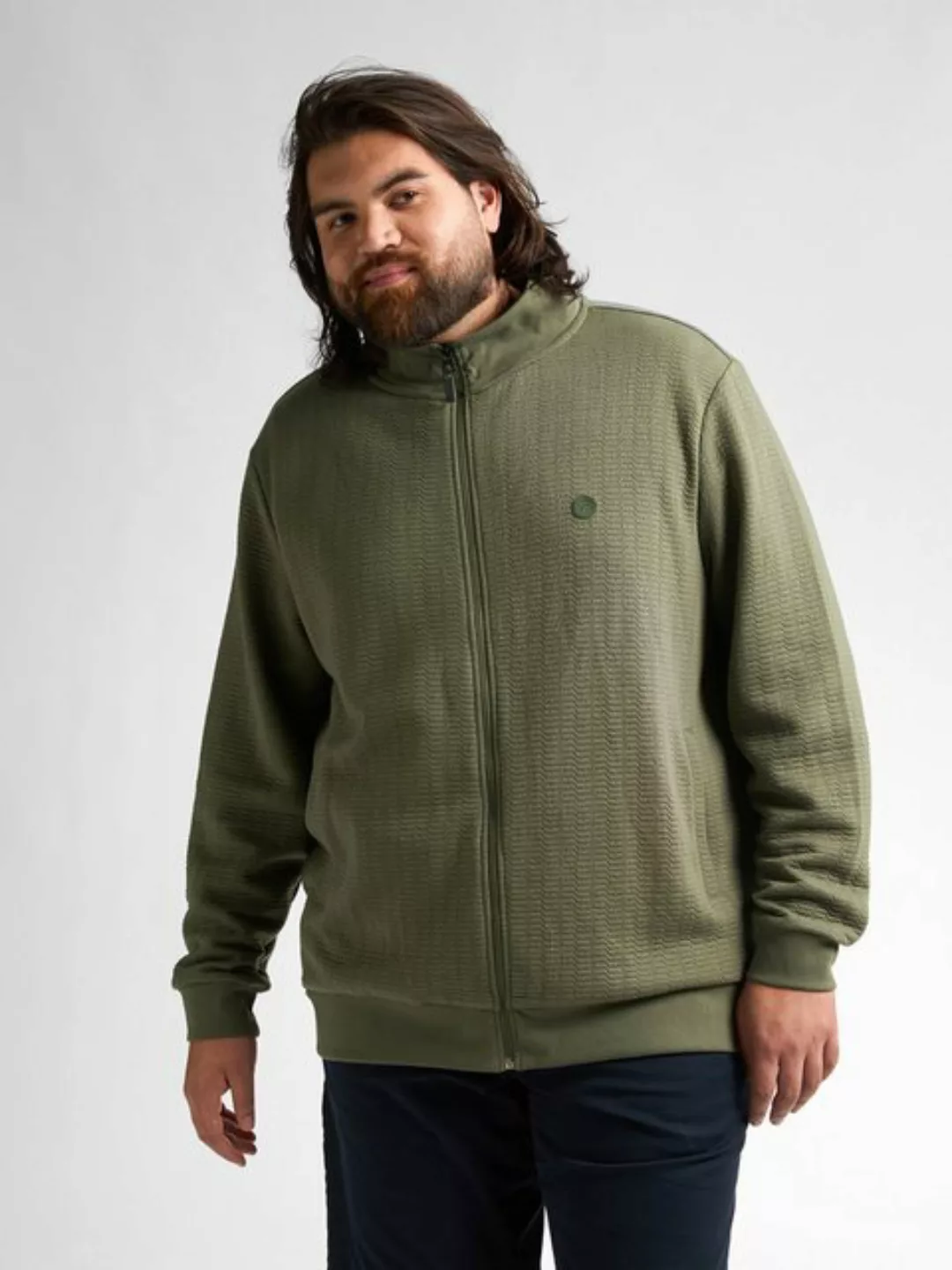 Petrol Industries Sweatshirt Lässiger Cardigan in Plus Size Windcrest günstig online kaufen