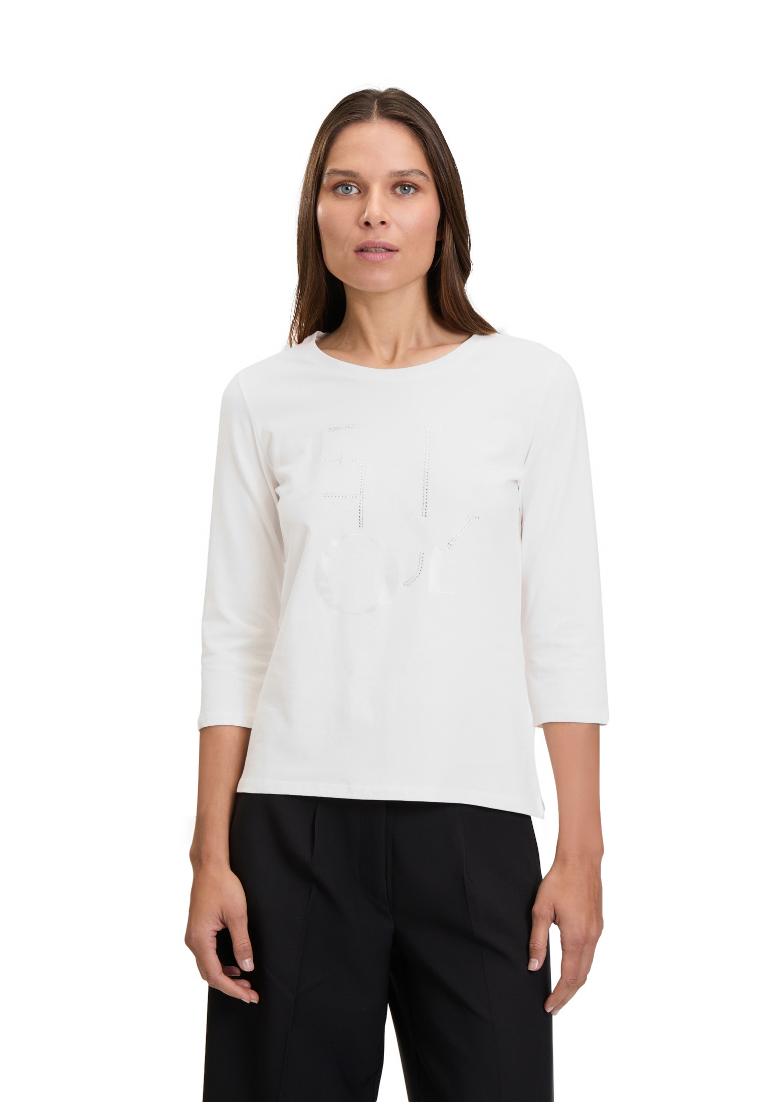 Betty Barclay 3/4-Arm-Shirt "Betty Barclay Basic Shirt mit Aufdruck", Glitz günstig online kaufen