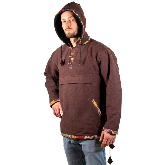 KUNST UND MAGIE Sweatponcho Baja Hoodie Kapuzenpullover mit Fleecefutter un günstig online kaufen