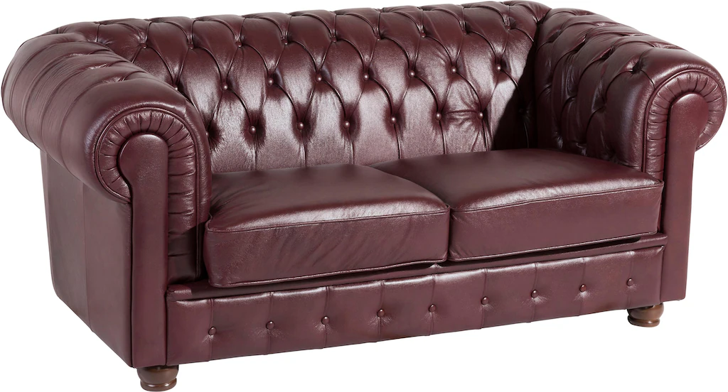 Max Winzer Chesterfield-Sofa "Bristol", mit edler Knopfheftung, Breite 172 günstig online kaufen