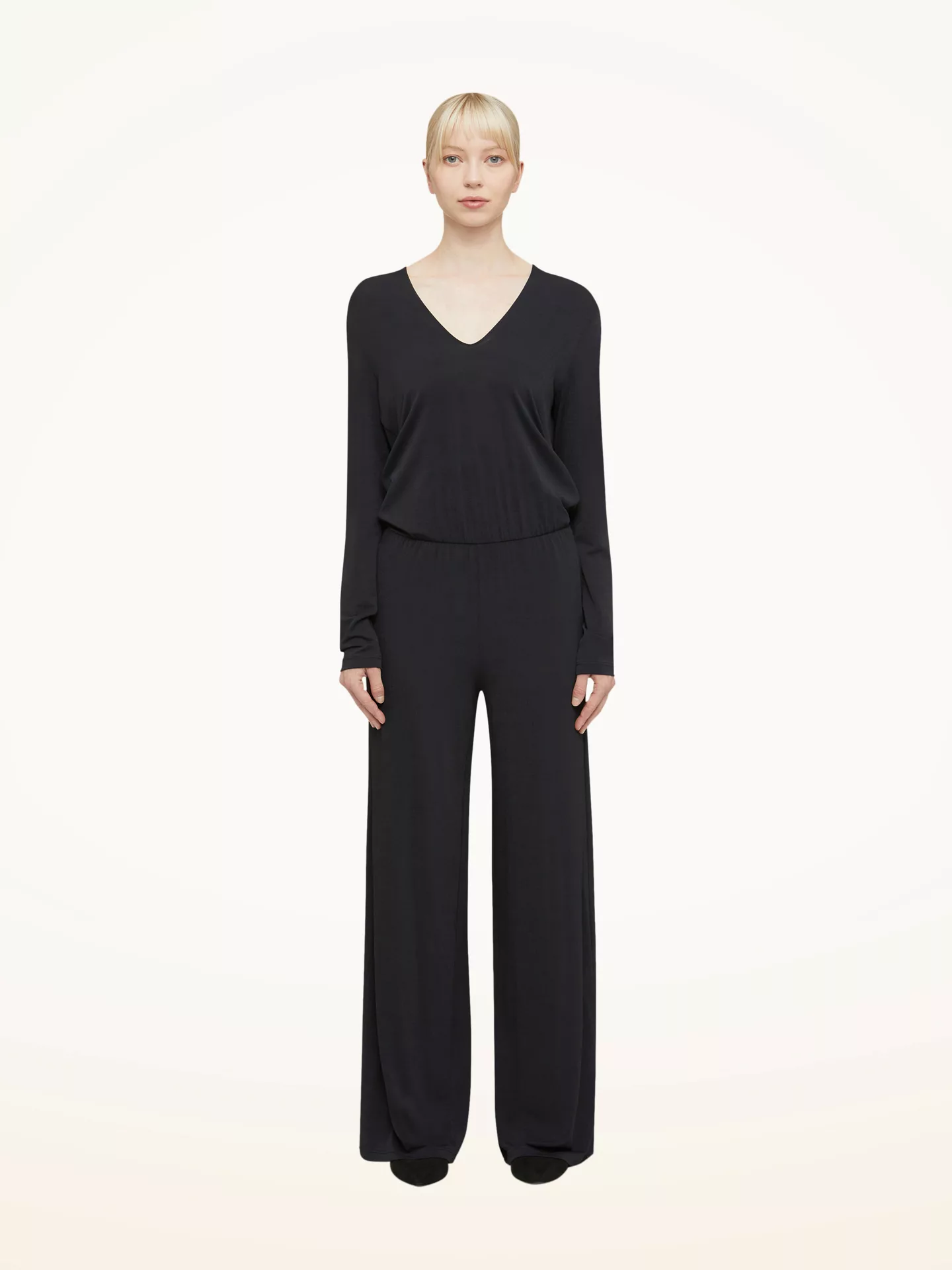 Wolford - Crepe Jersey Jumpsuit, Frau, black, Größe: L günstig online kaufen