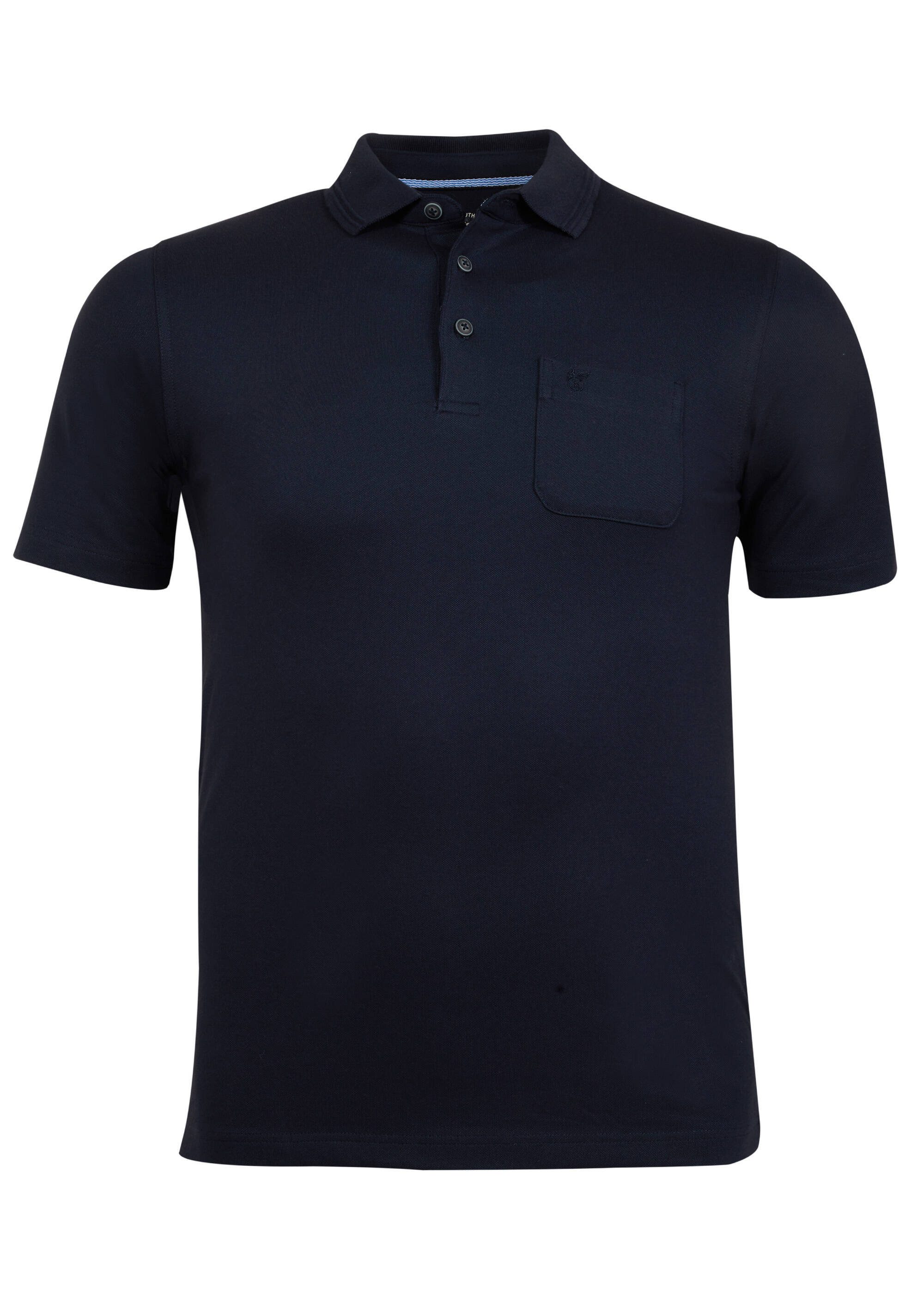 Hajo Poloshirt 20083-609 Flachstrickkragen mit 3-er günstig online kaufen