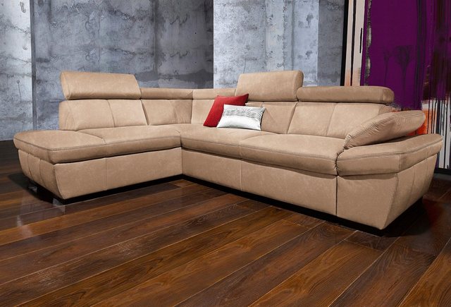 exxpo - sofa fashion Ecksofa Salerno, klassisch modernes Funktionssofa, hoh günstig online kaufen