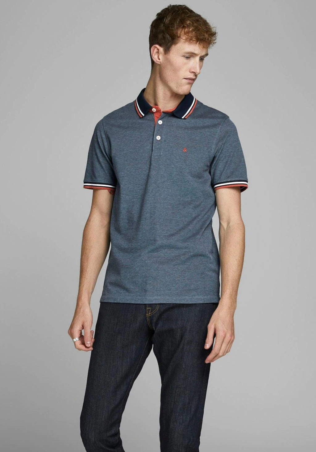 Jack & Jones Herren Poloshirt JJEPAULOS Slim Fit günstig online kaufen