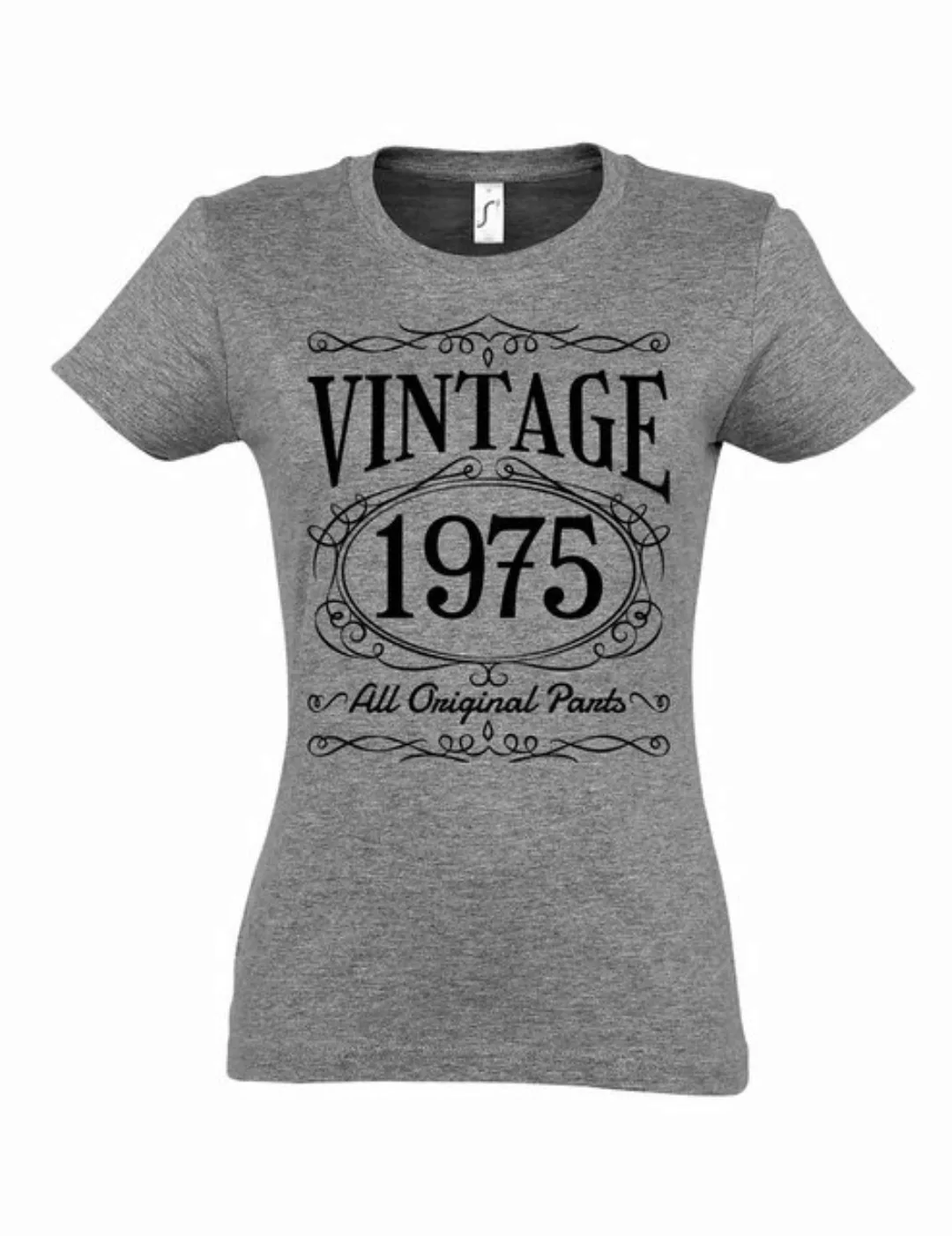 Youth Designz T-Shirt Vintage 1975 Damen Tshirt zum 50. Geburtstag mit lust günstig online kaufen