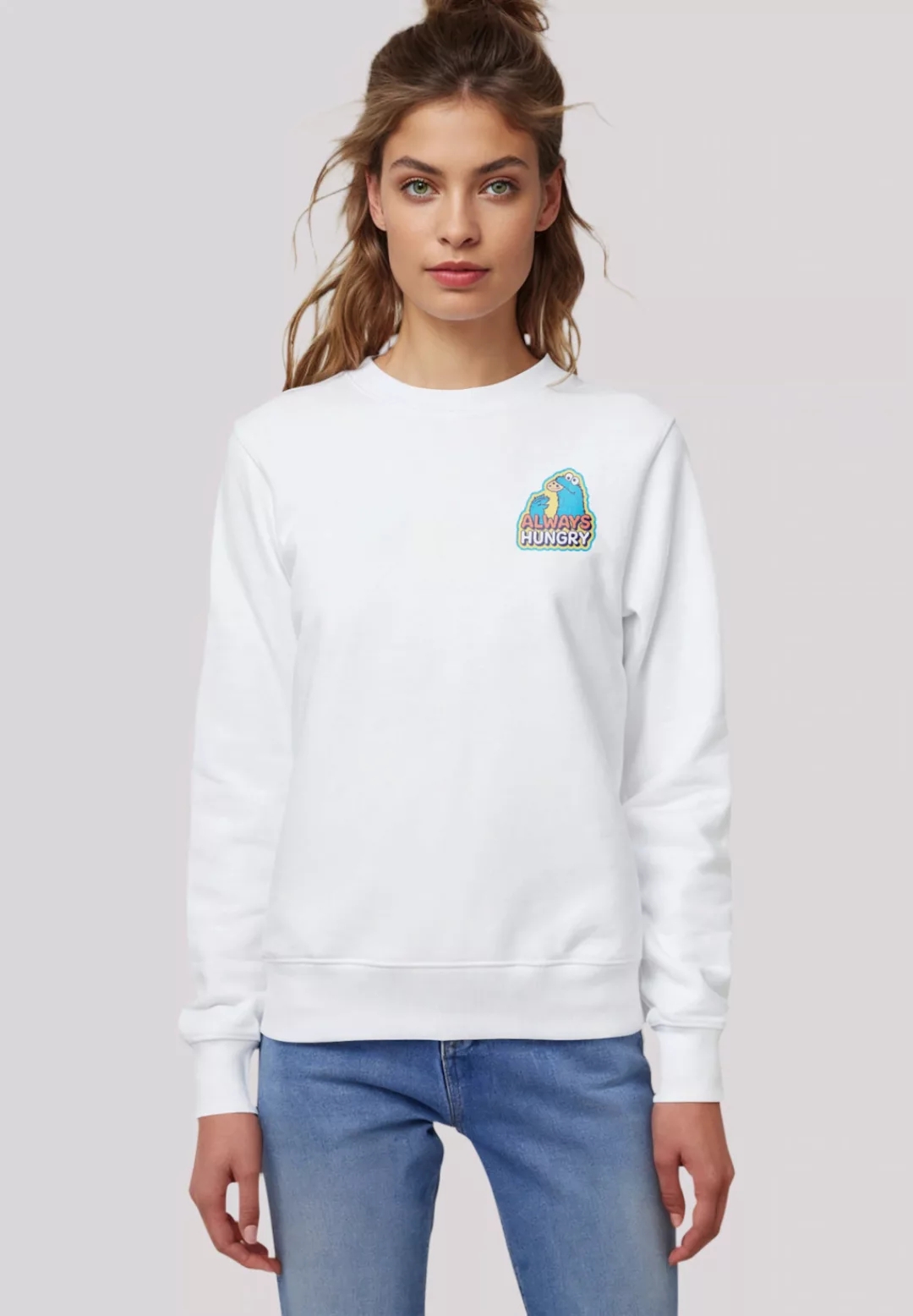 F4NT4STIC Sweatshirt "Sesamstraße Cookie Monster Always Hungry", Premium Qu günstig online kaufen