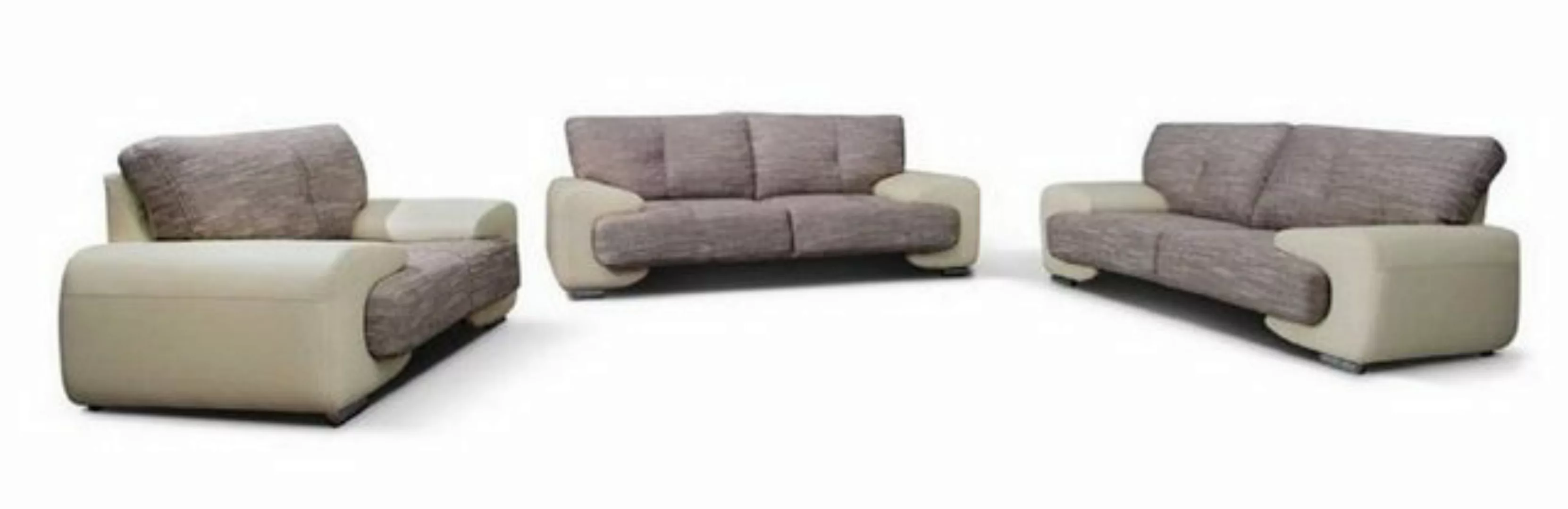 Beautysofa Sofa Sofa Margo Möbelset 3-Sitzer Sofa 2-Sitzer Sofa Sessel günstig online kaufen