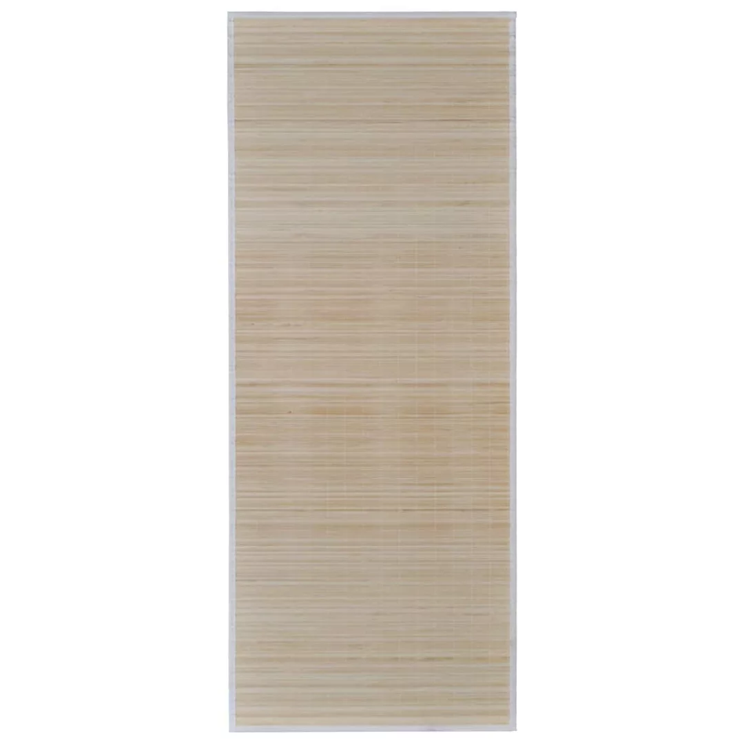 Rechteckig Naturfarbener Bambusteppich 120 X 180 Cm günstig online kaufen
