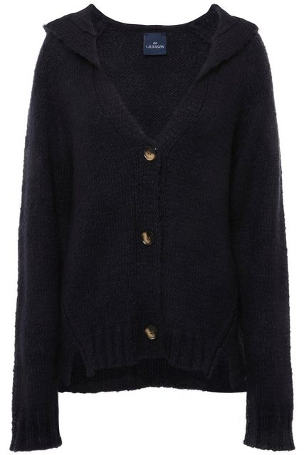 Laurasøn Strickjacke Strickjacke Kapuze Raglan-Langarm günstig online kaufen