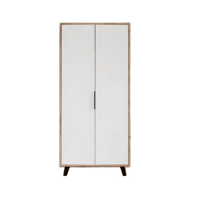 JVmoebel Kleiderschrank Schlafzimmer Kleiderschrank Modern Design Weiß Brau günstig online kaufen