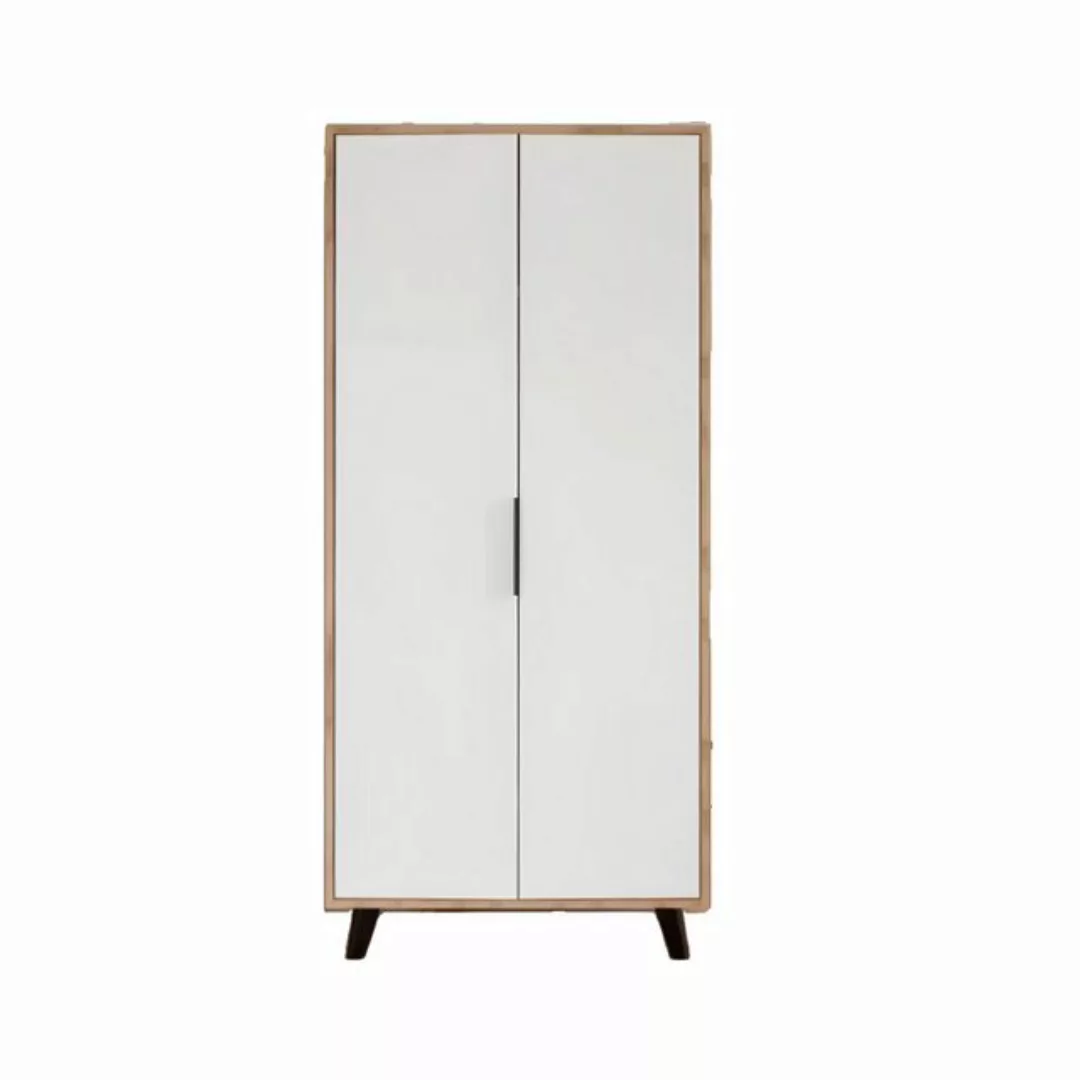 JVmoebel Kleiderschrank Schlafzimmer Kleiderschrank Modern Design Weiß Brau günstig online kaufen