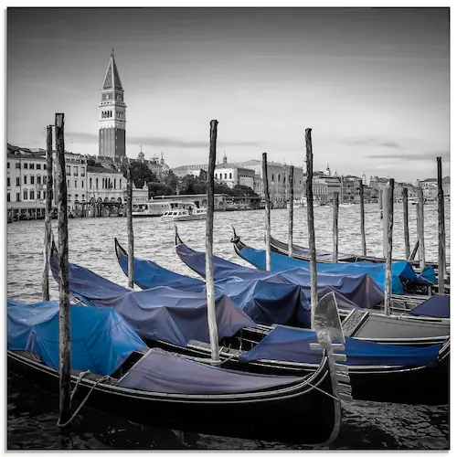 Artland Glasbild "Venedig Canal Grande & Markusturm I", Boote & Schiffe, (1 günstig online kaufen