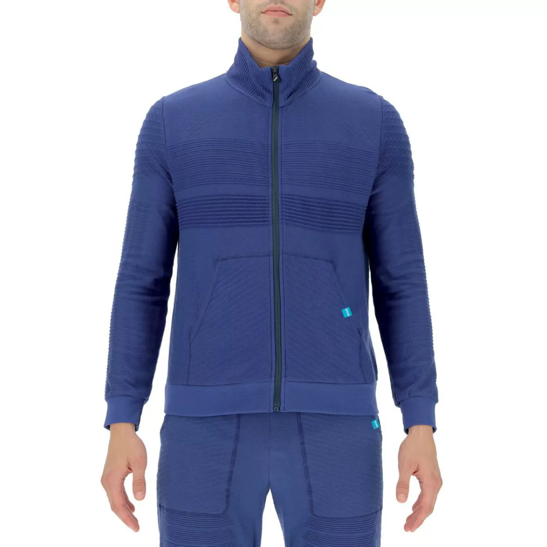 Uyn Natural Training Sweatshirt Mit Reißverschluss L Blue Dephts günstig online kaufen