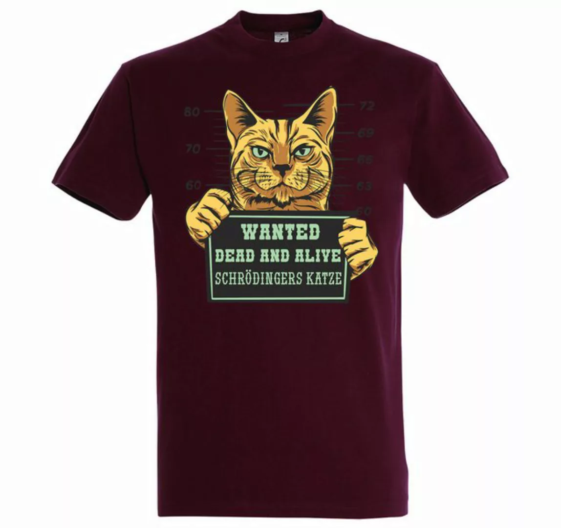 Youth Designz Print-Shirt Wanted Katze Herren T-Shirt mit modischem Frontpr günstig online kaufen