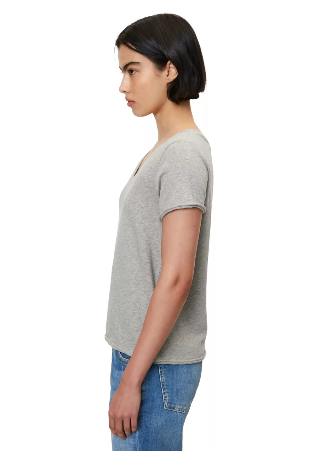 Marc OPolo DENIM T-Shirt "aus Organic Cotton Slub Jersey" günstig online kaufen