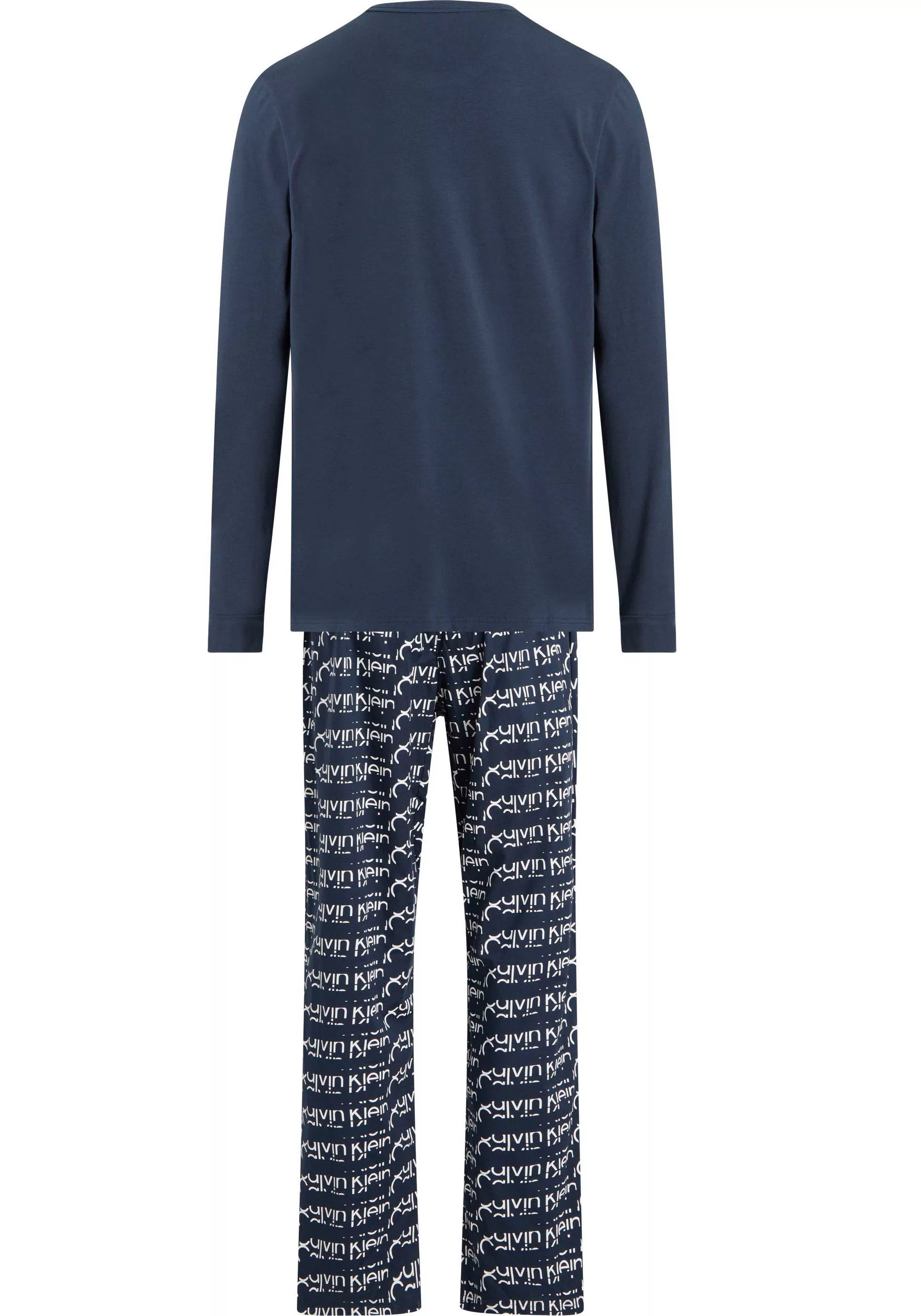 Calvin Klein Underwear Schlafanzug "L/S PANT SET", (2 tlg.), mit geradem Be günstig online kaufen