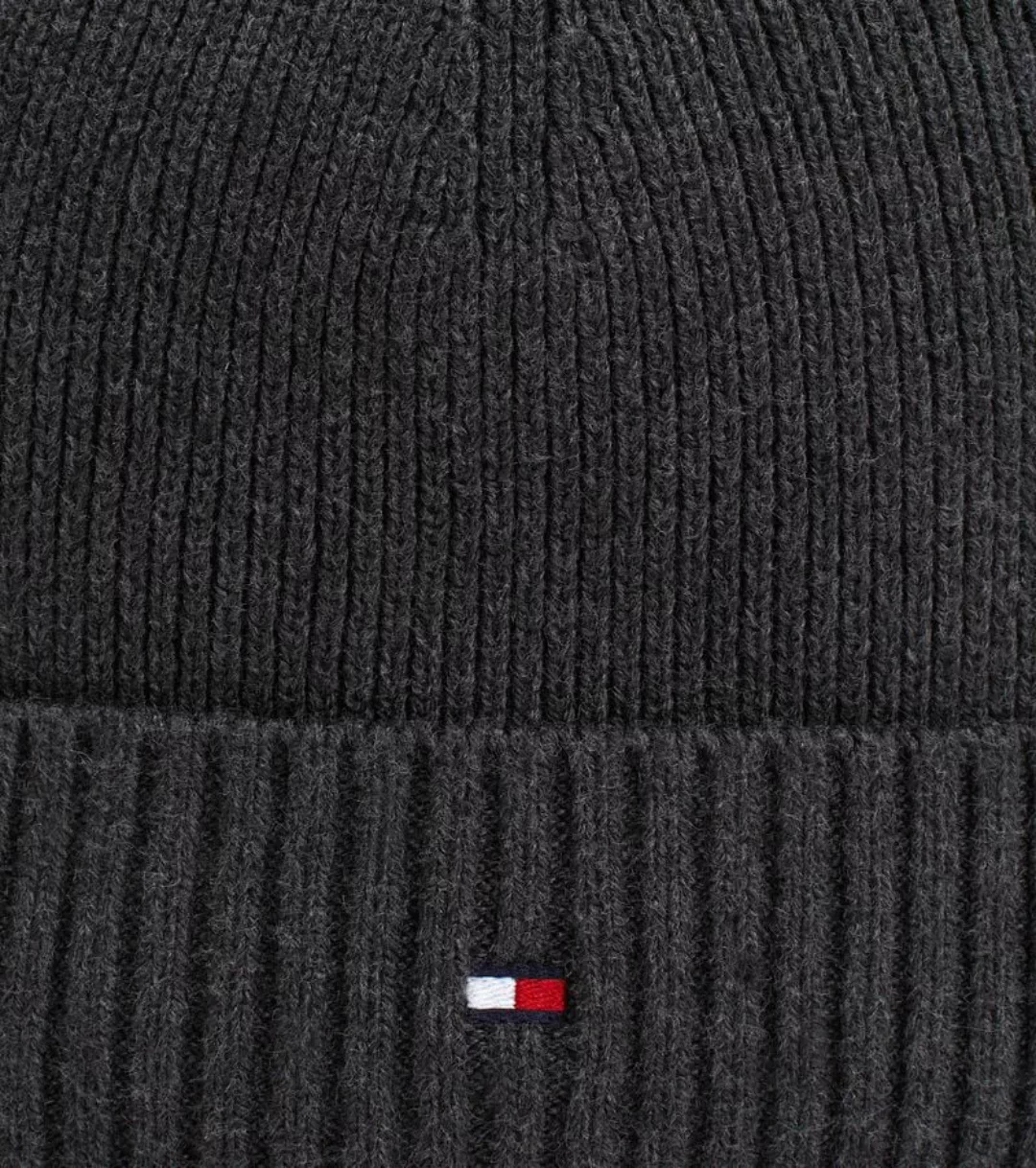 Tommy Hilfiger Knitted Mütze Grau - günstig online kaufen