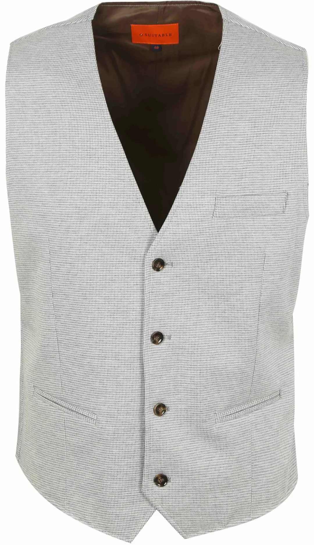 Suitable Weste Kris Mist Grau - Größe 54 günstig online kaufen