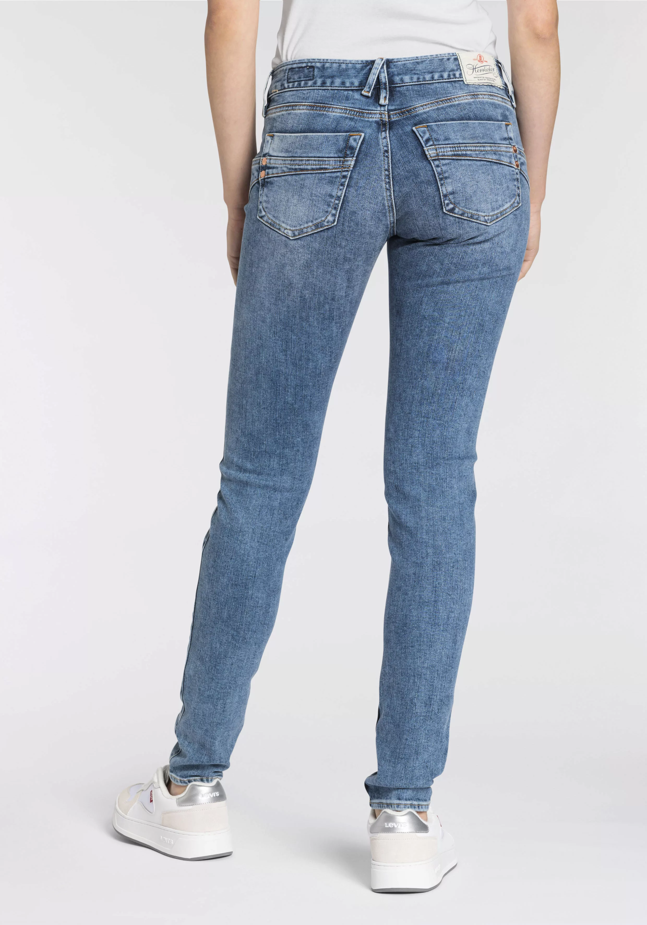 Herrlicher Slim-fit-Jeans "Slim Denim Light" günstig online kaufen