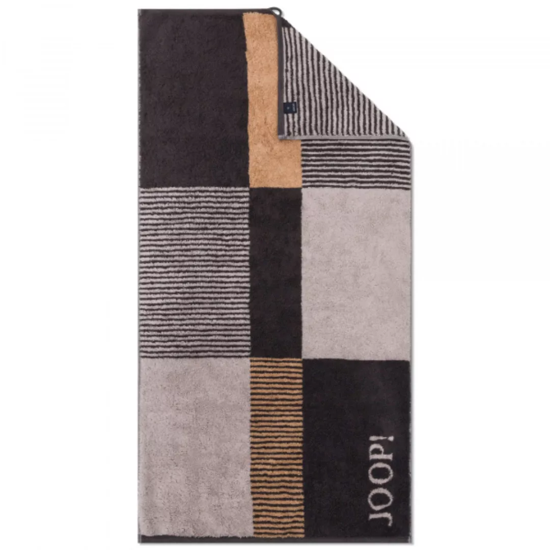 JOOP! Handtücher Divided Squares 1705 - Farbe: Stein - 73 - Duschtuch 80x15 günstig online kaufen