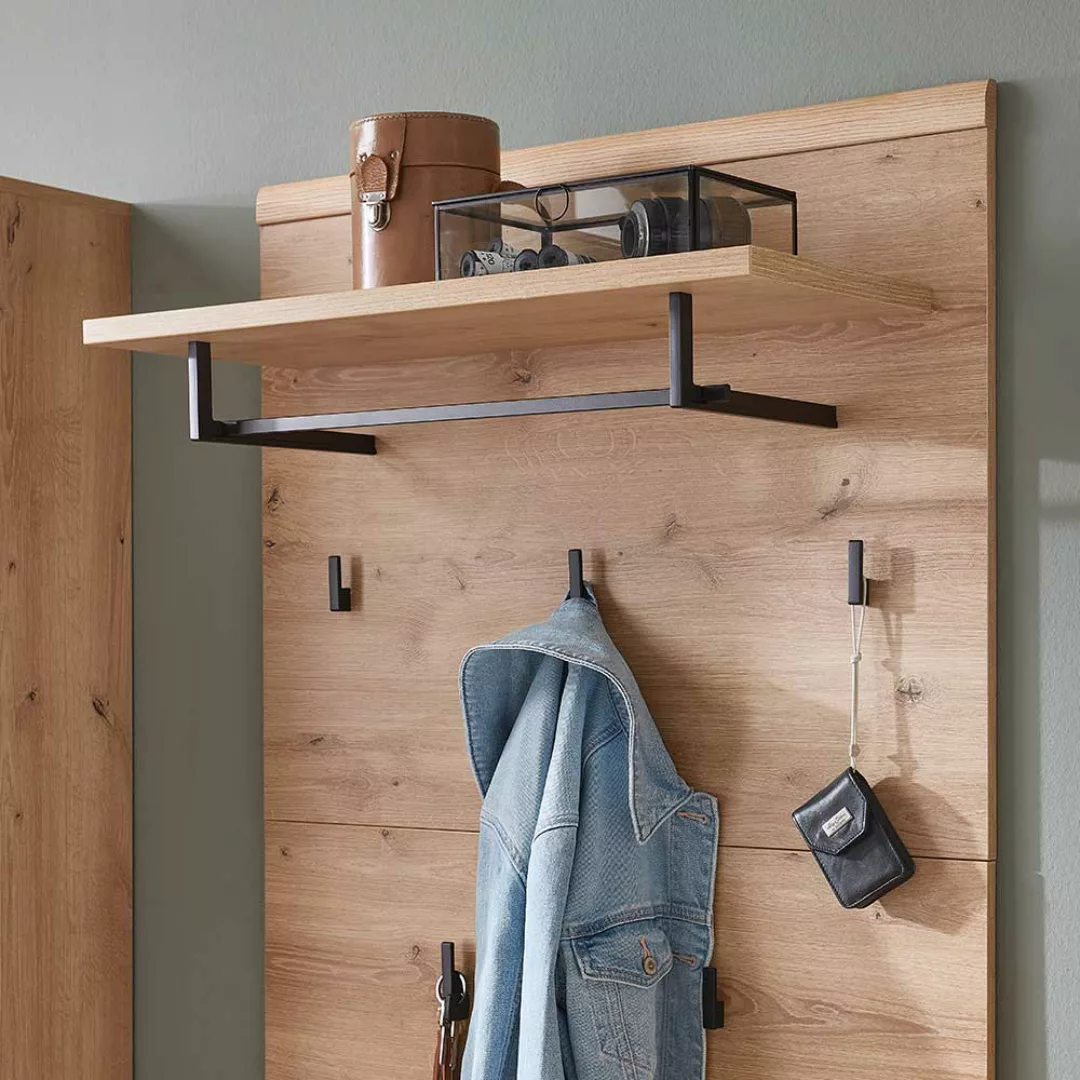 Hängegarderobe in modernem Design Holzoptik foliert günstig online kaufen