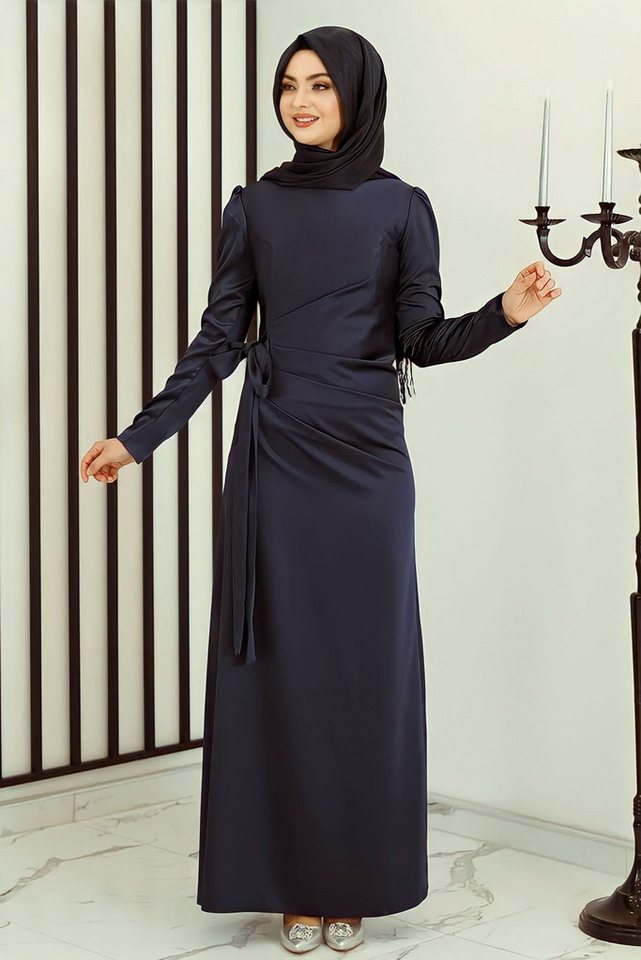 Modavitrini Tüllkleid Abendkleid aus gepunktetem Tüll Hijab Kleid Abiye Aba günstig online kaufen