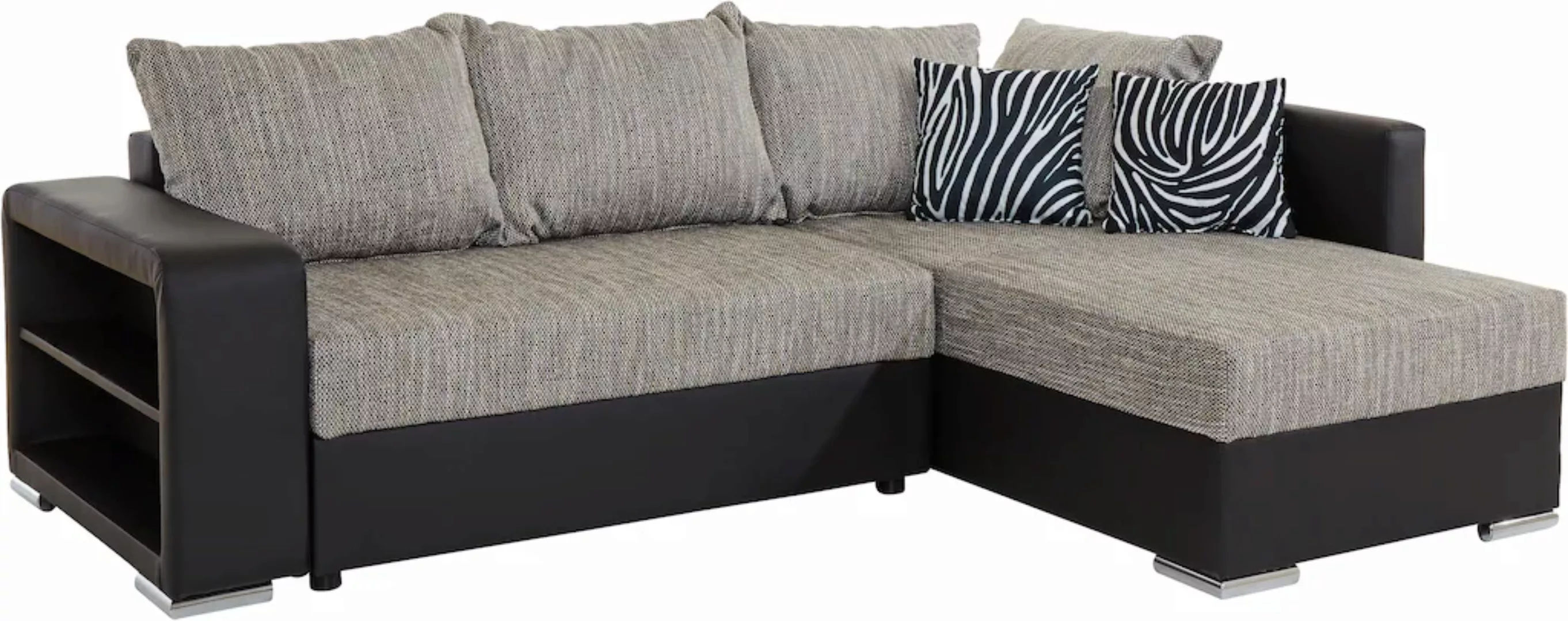 COLLECTION AB Ecksofa »John L-Form«, mit Bettfunktion, wahlweise mit Federk günstig online kaufen