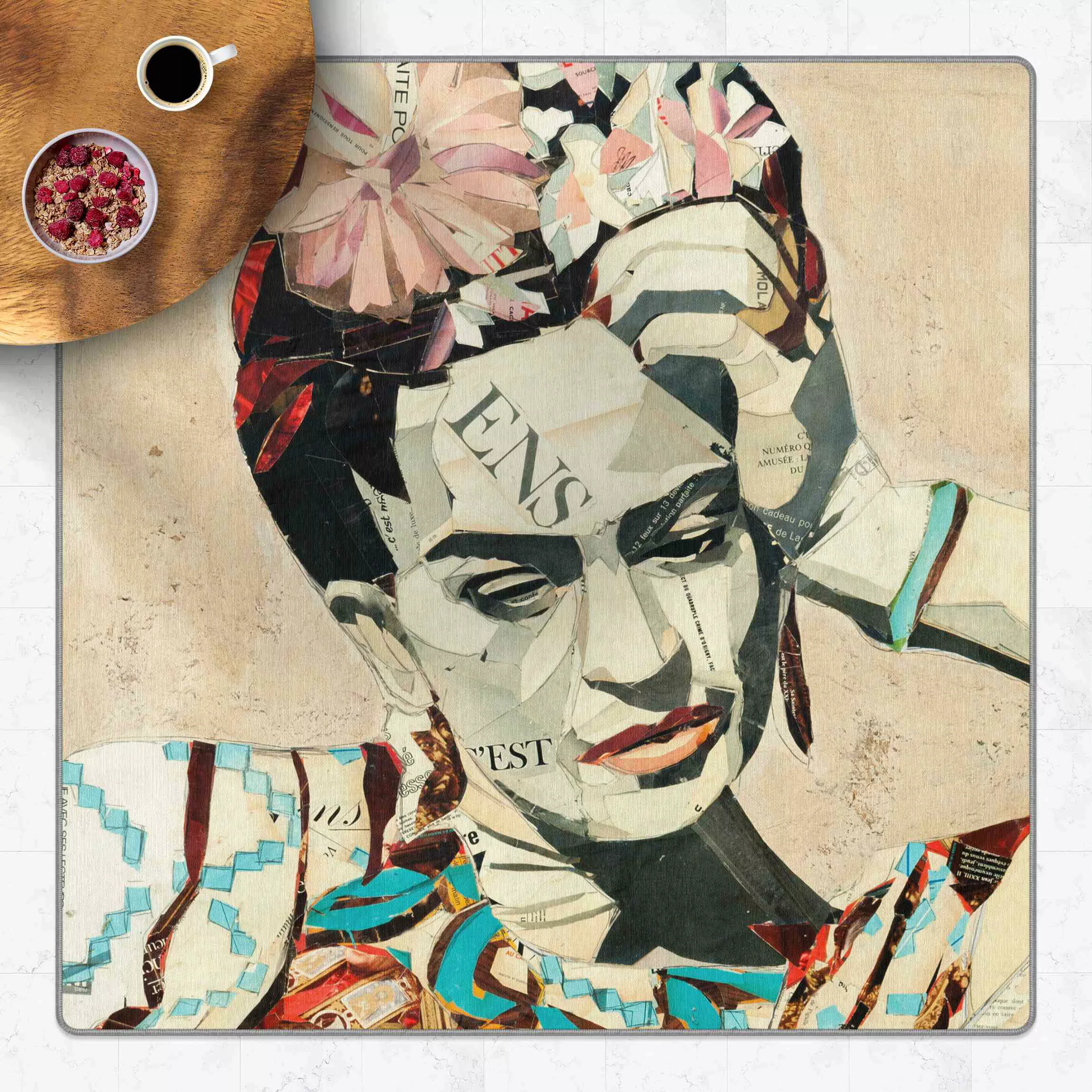 Teppich Frida Kahlo - Collage No.1 günstig online kaufen