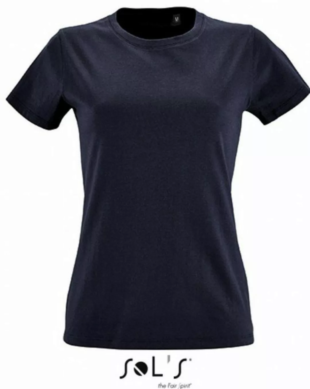 SOLS Rundhalsshirt Damen Round Neck Fitted T-Shirt Imperial günstig online kaufen