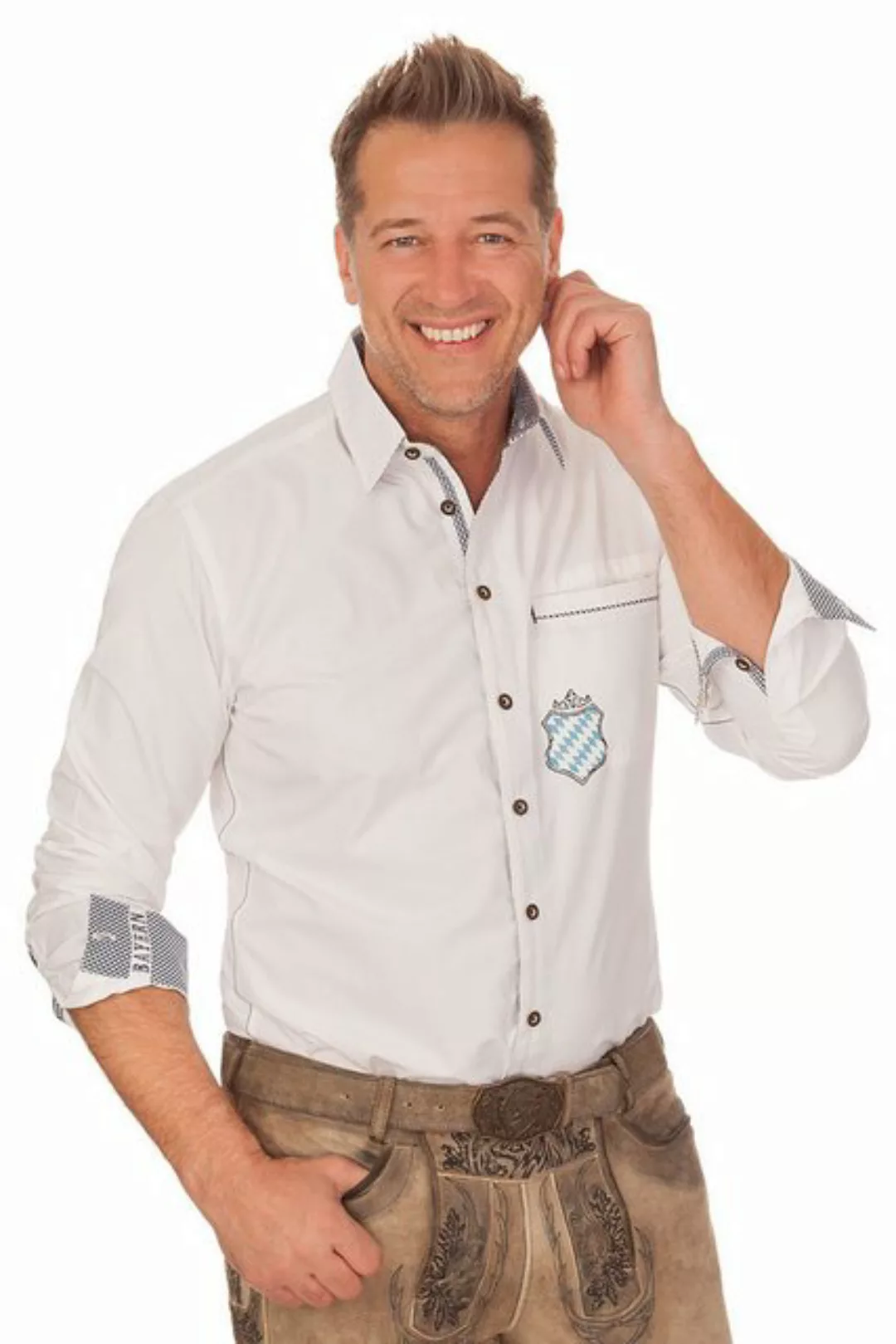 Spieth & Wensky Trachtenhemd Trachtenhemd - FYNN - weiß günstig online kaufen