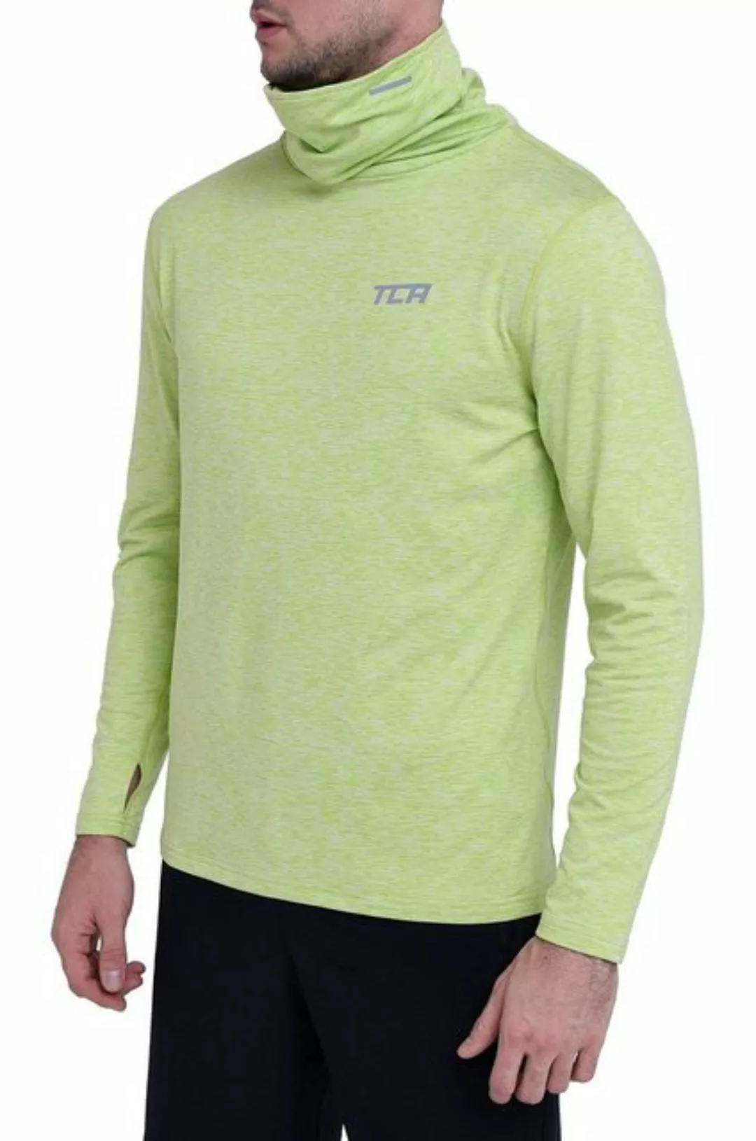 TCA Langarmshirt TCA Herren Thermo Laufshirt - Licht Grün, XL (1-tlg) günstig online kaufen