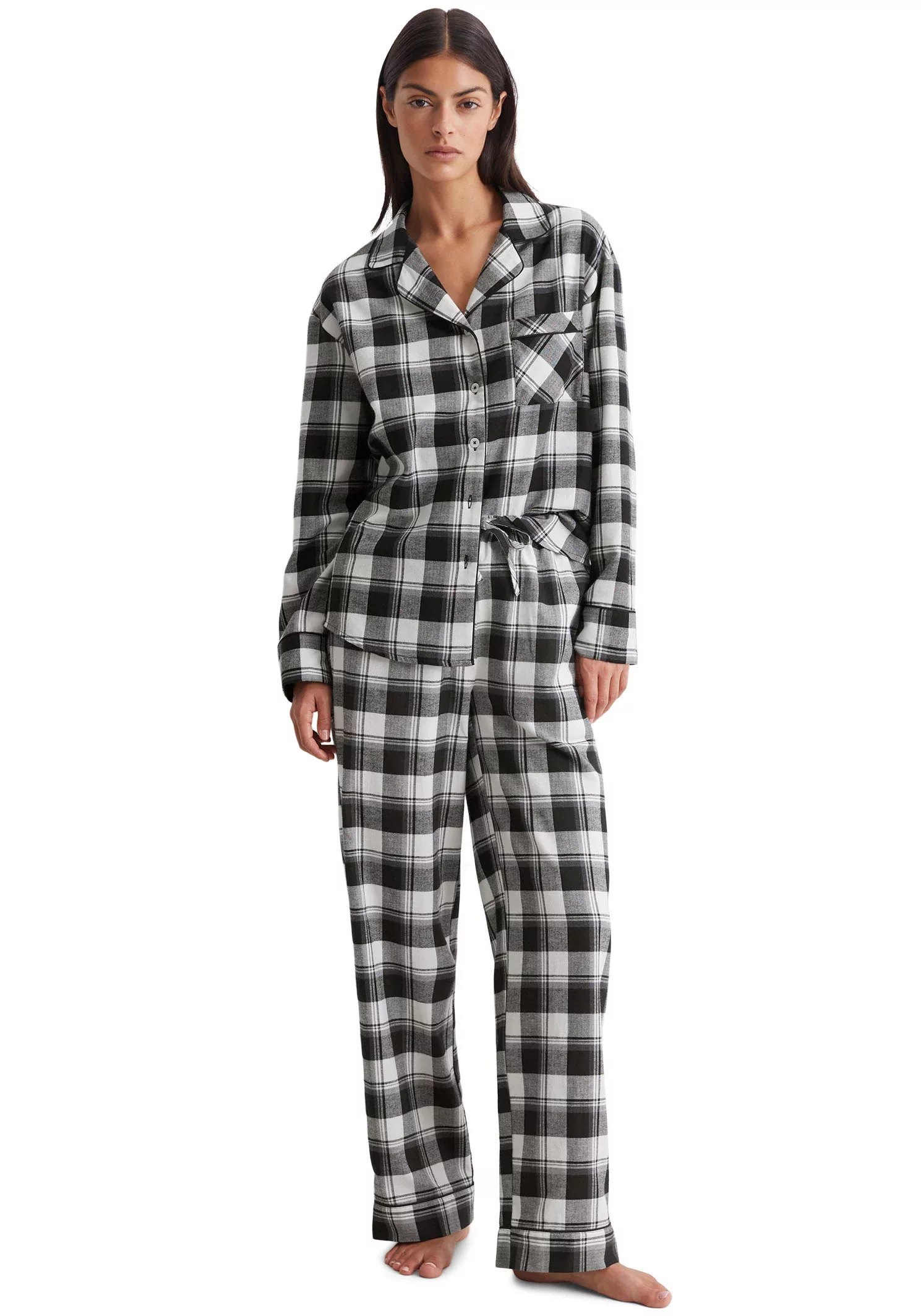 Marc OPolo Pyjamahose, mit Bindeband und Eingriffstaschen günstig online kaufen