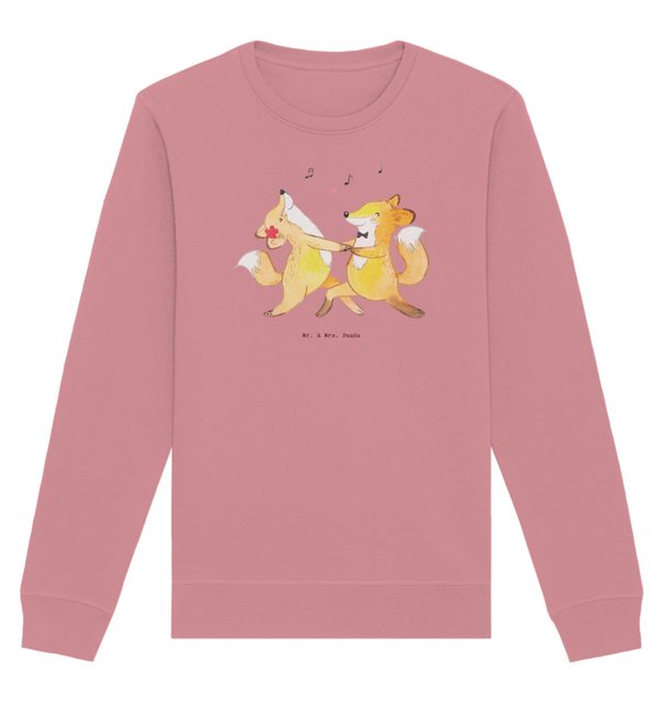 Mr. & Mrs. Panda Longpullover Größe XL Füchse Salsa tanzen - Canyon Pink - günstig online kaufen