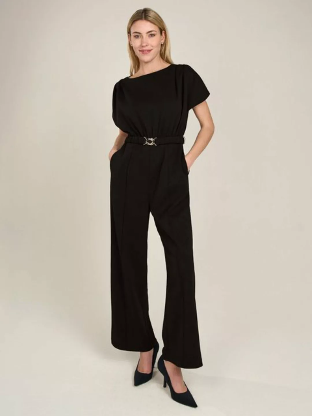 Apart Jumpsuit aus einer leicht strukturieren, elastischen Jerseyware günstig online kaufen