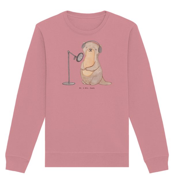 Mr. & Mrs. Panda Longpullover Größe M Otter Podcast aufnehmen - Canyon Pink günstig online kaufen