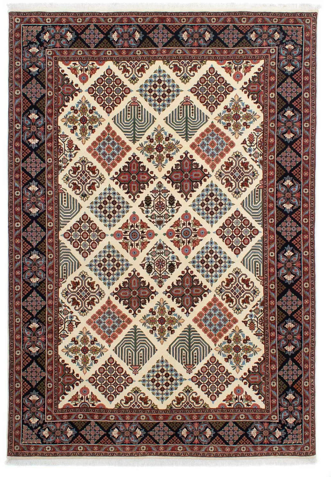 morgenland Wollteppich »Meymeh Durchgemustert Beige 296 x 205 cm«, rechteck günstig online kaufen