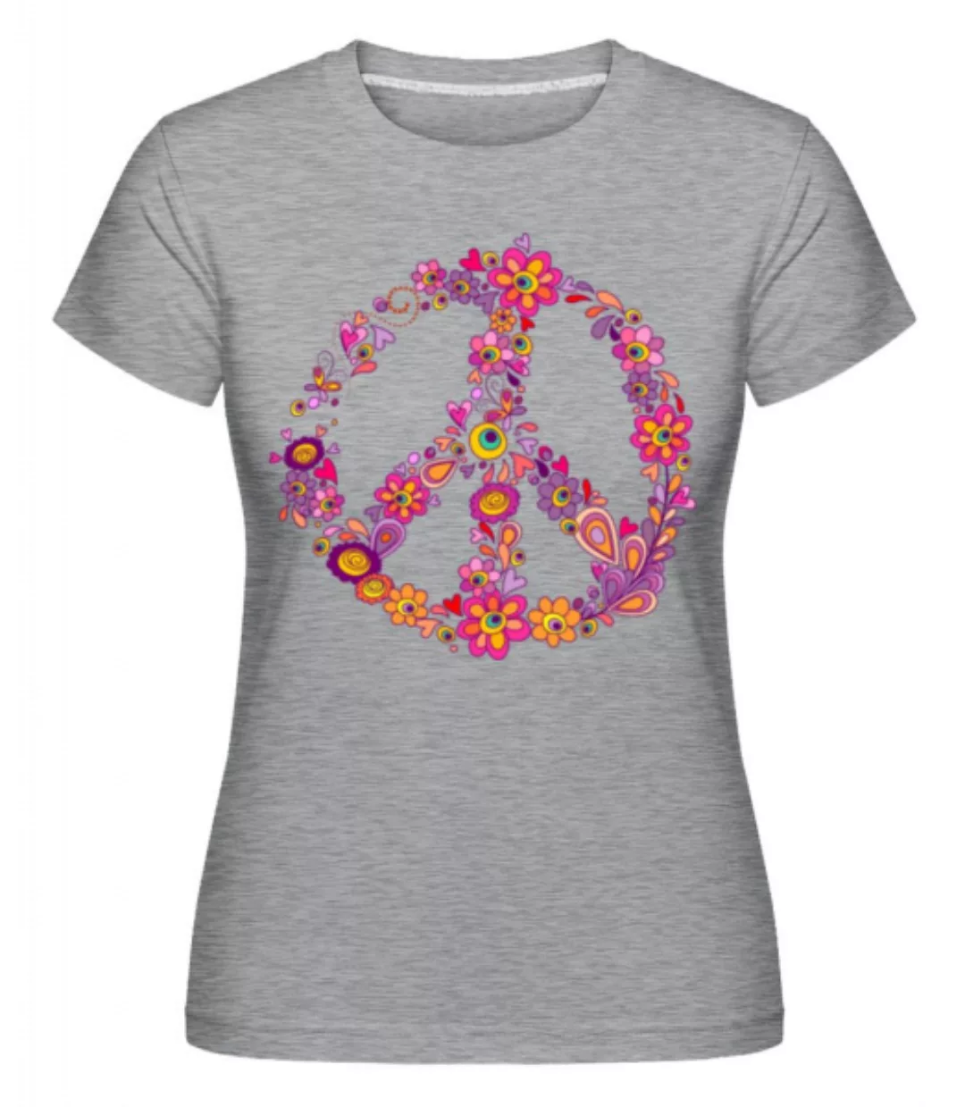 Peace Sign Flowers · Shirtinator Frauen T-Shirt günstig online kaufen