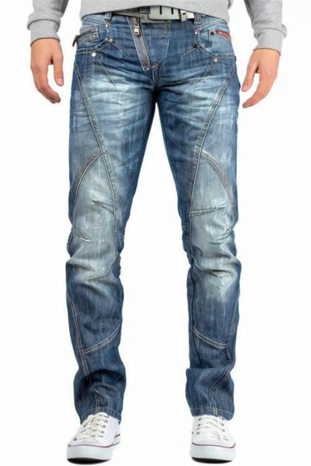 Cipo & Baxx Regular-fit-Jeans Hose BA-C0751 W28/L30 (1-tlg) Optimale Passfo günstig online kaufen