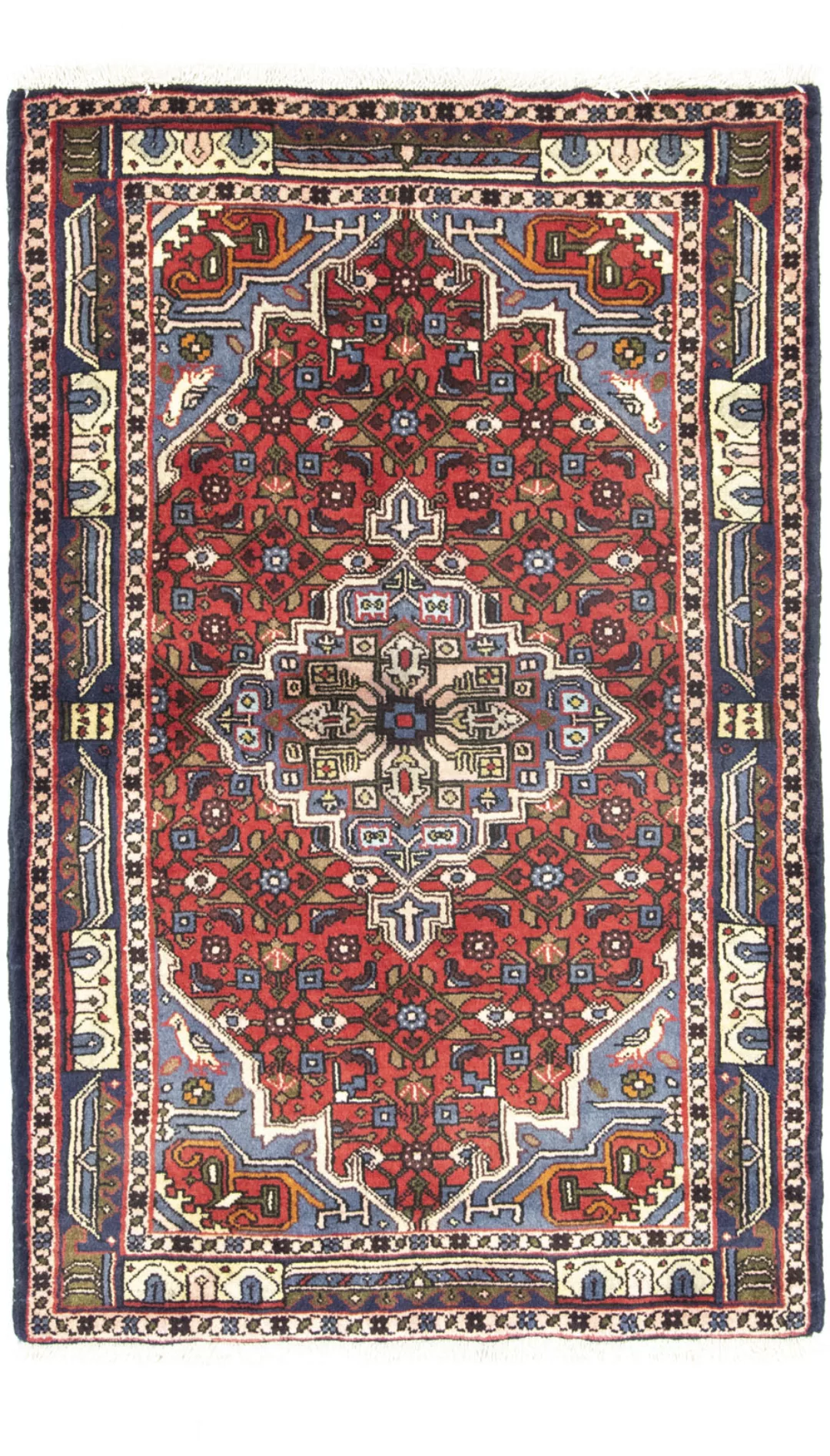 morgenland Wollteppich »Kolyai Teppich handgeknüpft rot«, rechteckig, handg günstig online kaufen